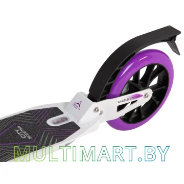 Самокат Tech Team City Scooter 2022 (белый/фиолетовый) картинка 7